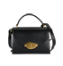 Small Lana Top Handle Bag, &pound;595, Handbags, Black, Leather, Front view
